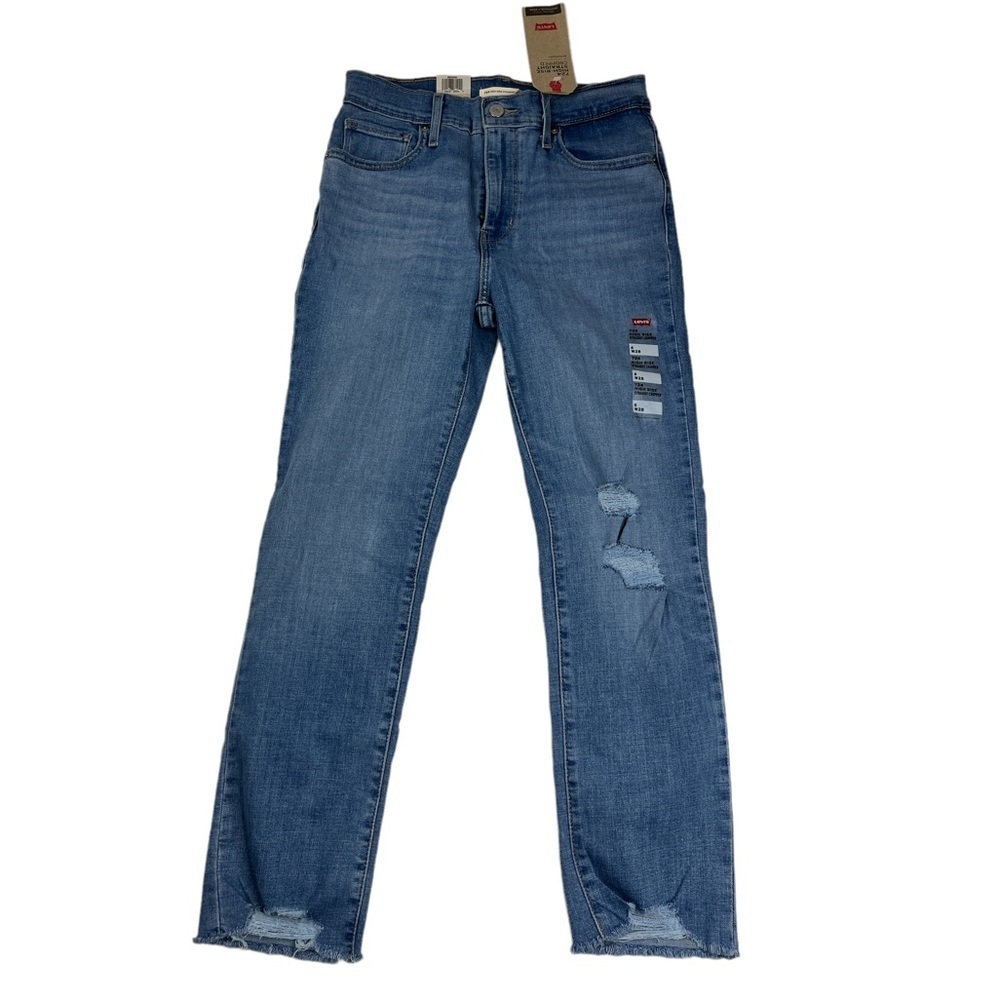 NWT Levi's 724 HIGH RISE SLIM STRAIGHT CROP WOMEN'S JEANS Size 6/W28